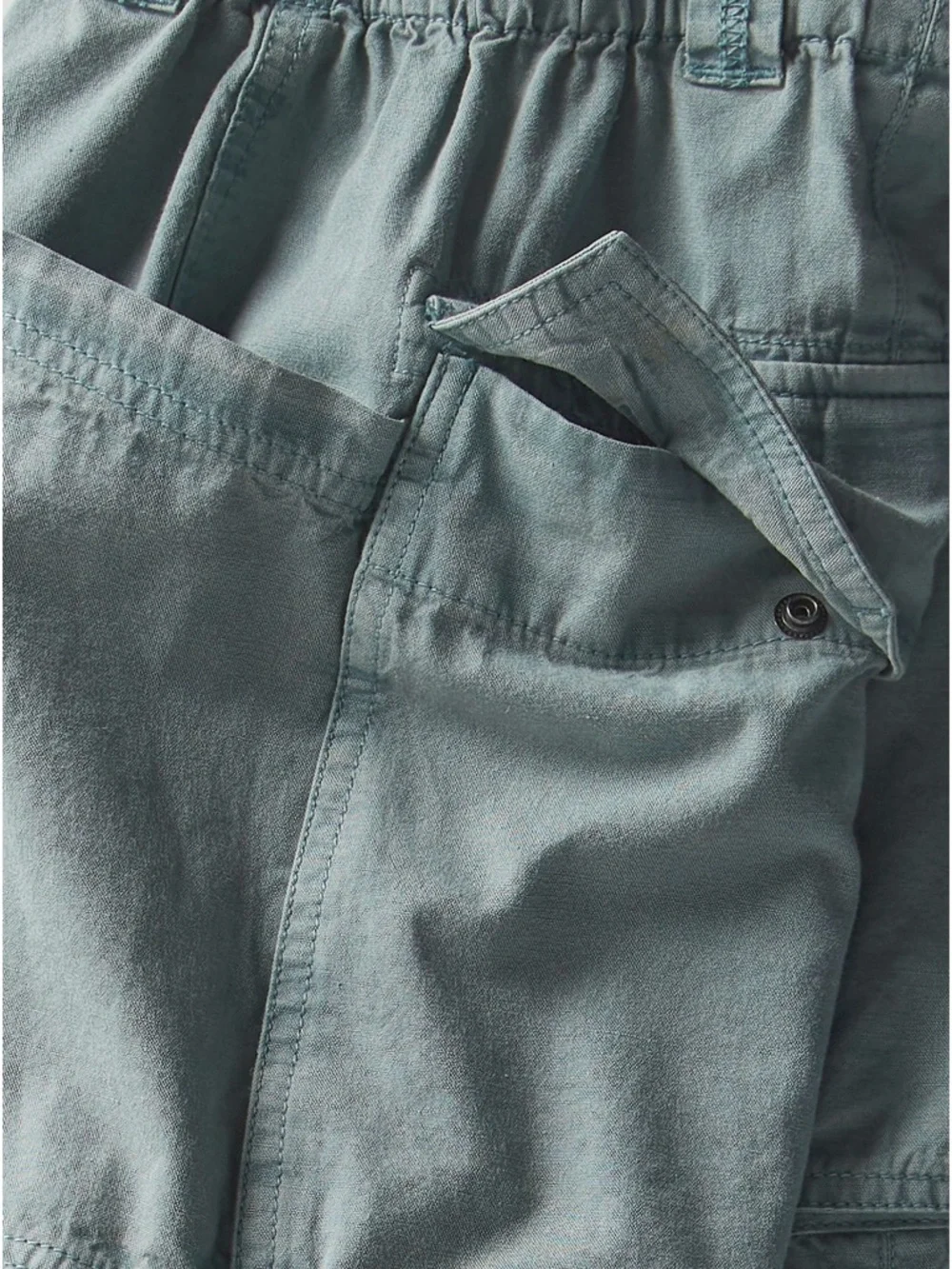 Free peopleLight Green Wide Cargo pants - Picture 8 of 12